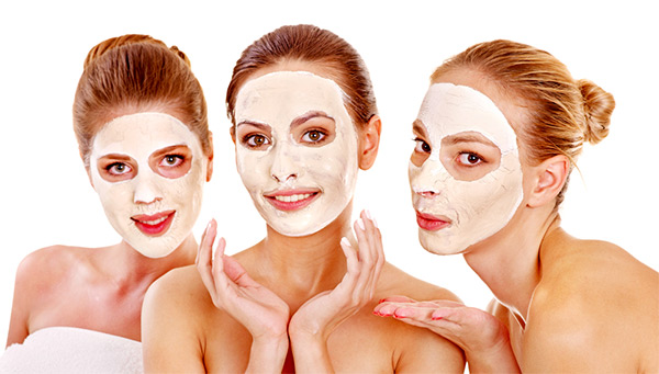 argile blanche visage